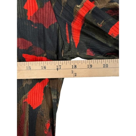 BALENCIAGA PARIS Midi Dress‎ Dark Green Multicolor Size 38 US 6 - Picture 8 of 10